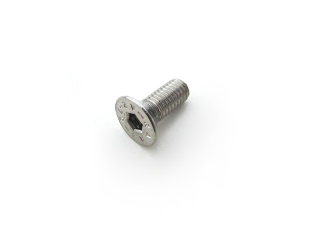 Screw M5x12, flat head, hex socket, stainless