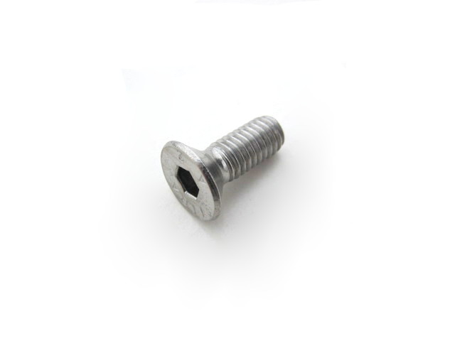 Screw M6x16, flat head, hex socket, stainless