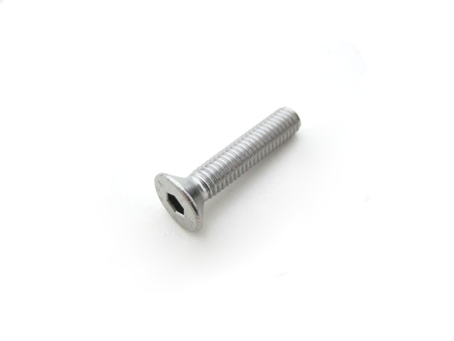 Screw M6x30, flat head, hex socket, stainless