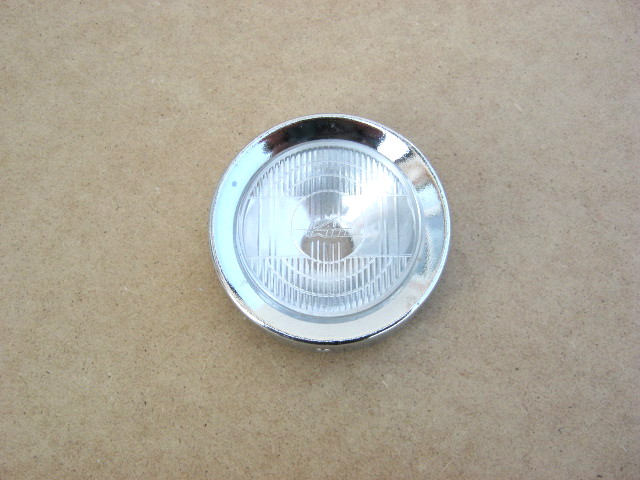 Sidecar front position light lens CJ, w/rim