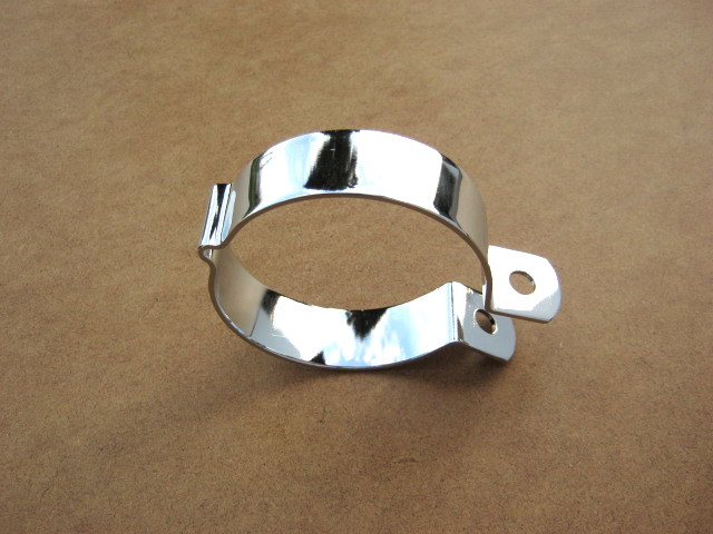 Silencer clamp, chrome-plated (HQ)