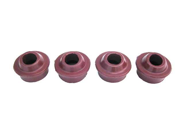 Valve pushrod tube rubber seals Ural, red