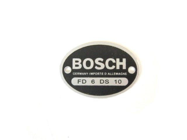 ID plate Bosch FD 6 horn