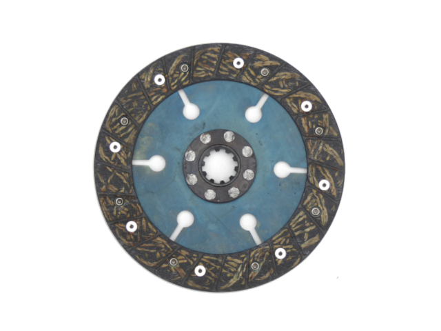 Clutch friction plate, riveted