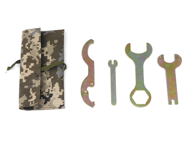 Service spanner set, 4 pcs, w/ bag
